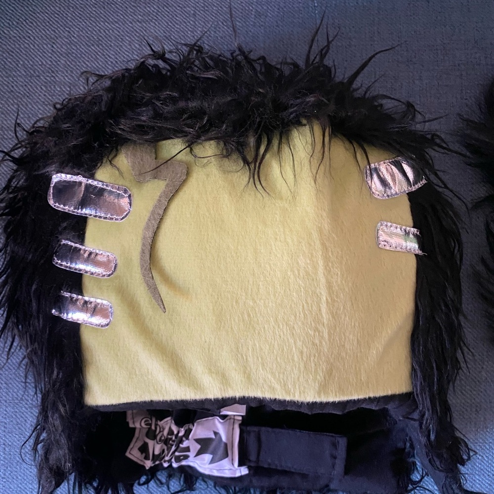 Vibrant Green and Black Costume Set